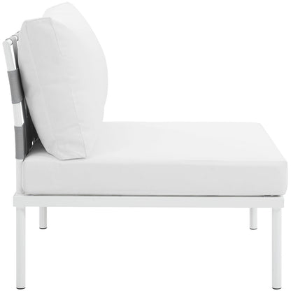 Harmony Armless Outdoor Patio Aluminum Chair by Modway