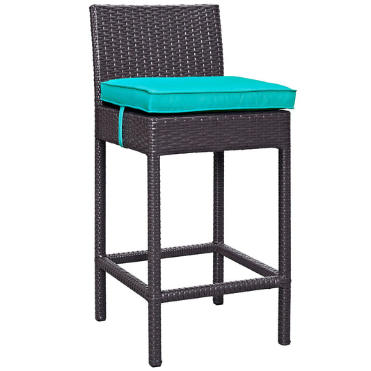 Convene Outdoor Patio Fabric Bar Stool by Modway