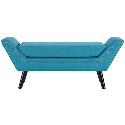 Gambol Upholstered Fabric Bench by Modway