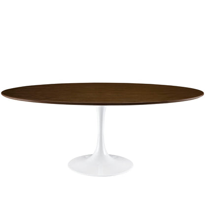 Lippa 78" Oval Wood Dining Table by Modway