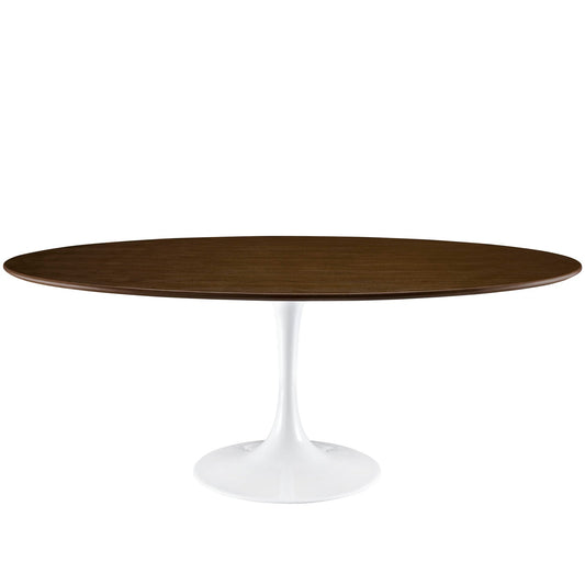 Lippa 78" Oval Wood Dining Table by Modway