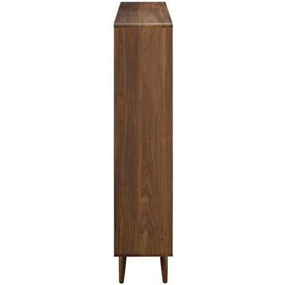 Transmit 7 Shelf Wood Grain Bookcase by Modway