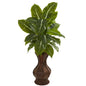 31"  Evergreen Artificial Plant in Decorative Planter (Real Touch)