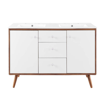 Transmit 48" Double Sink Bathroom Vanity by Modway