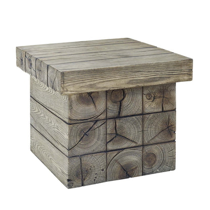 Manteo Rustic Coastal Outdoor Patio Side Table by Modway