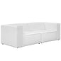 Mingle 2 Piece Upholstered Fabric Sectional Sofa Set by Modway