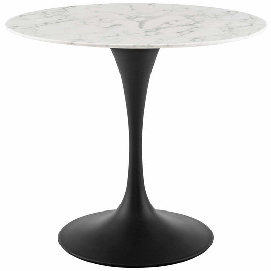 Lippa 36" Round Faux Marble Dining Table by Modway