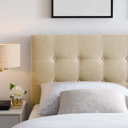 Emily Upholstered Fabric Queen Headboard by Modway