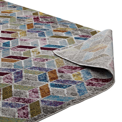 Laleh Geometric Mosaic 4x6 Area Rug by Modway