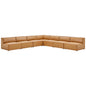 Mingle 7-Piece Vegan Leather Sectional Sofa by Modway