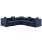 Saybrook 5-Piece Outdoor Patio Upholstered Sectional Sofa by Modway