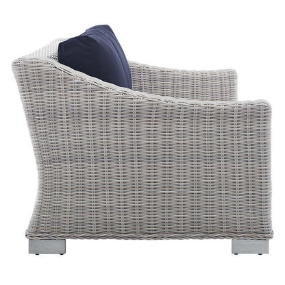 Conway Sunbrella¨ Outdoor Patio Wicker Rattan Loveseat by Modway