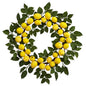24'' Lemon Wreath