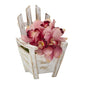 Cymbidium Orchid Artificial Arrangement in Chair Planter