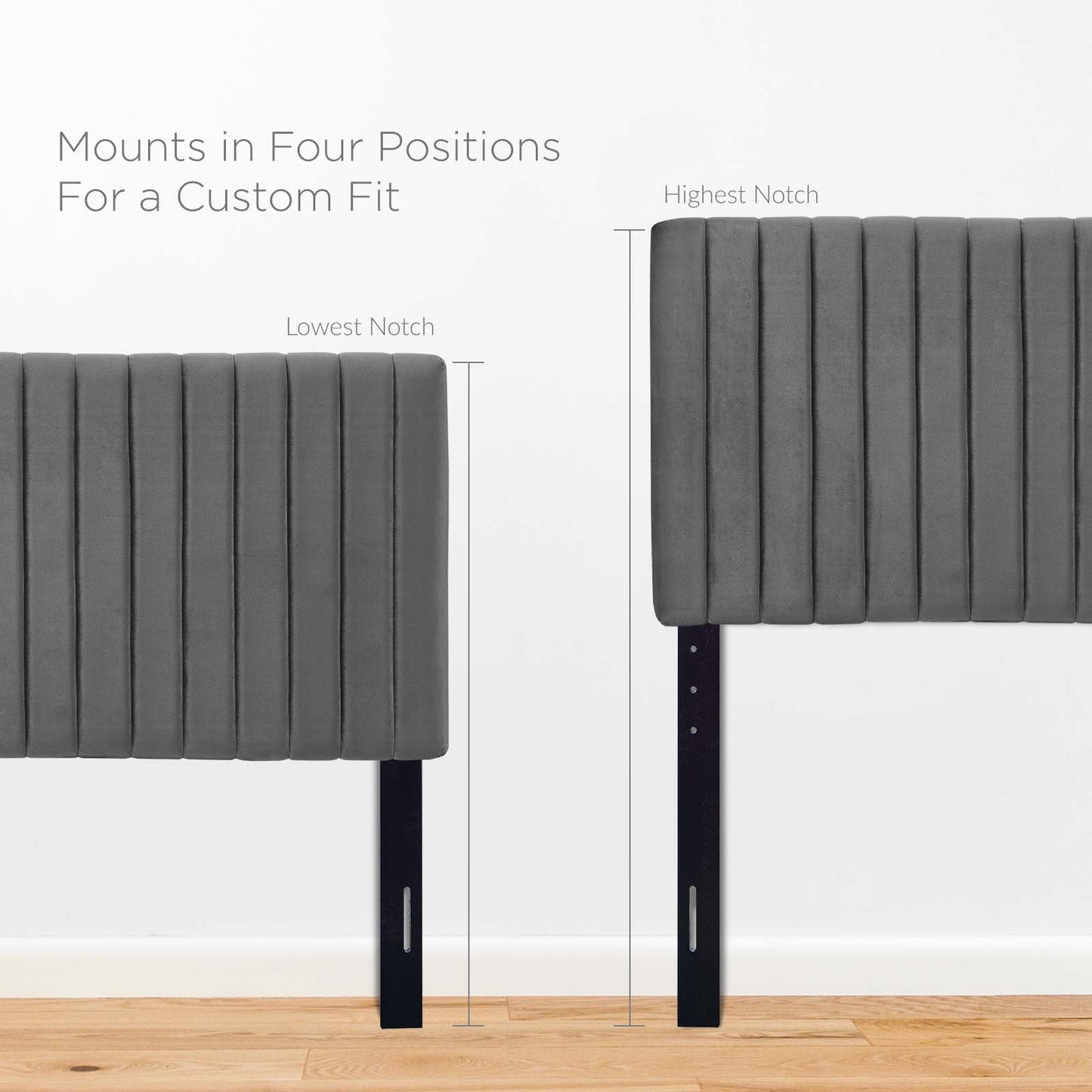 Keira Performance Velvet Twin Headboard by Modway