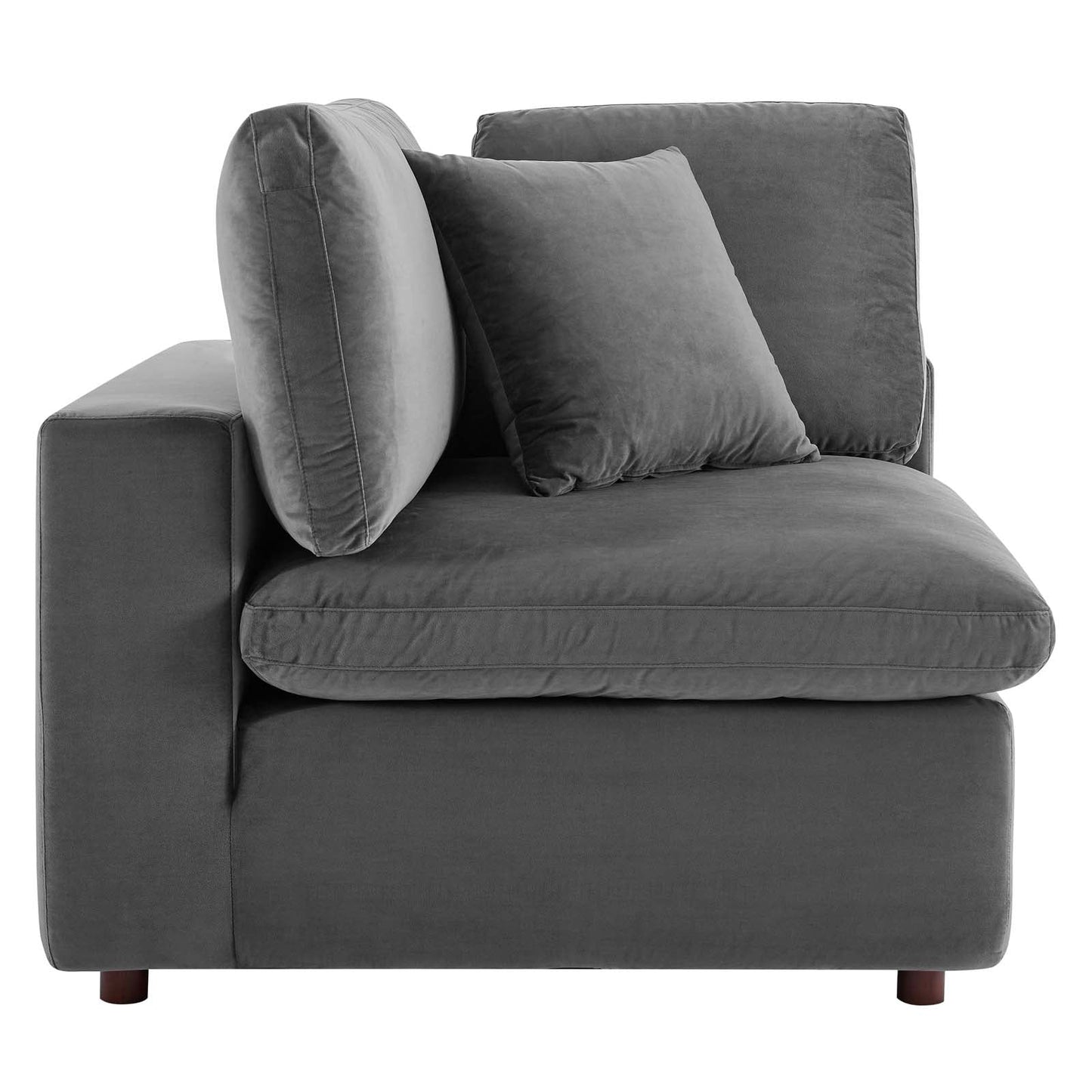 Commix Down Filled Overstuffed Performance Velvet 3-Seater Sofa by Modway