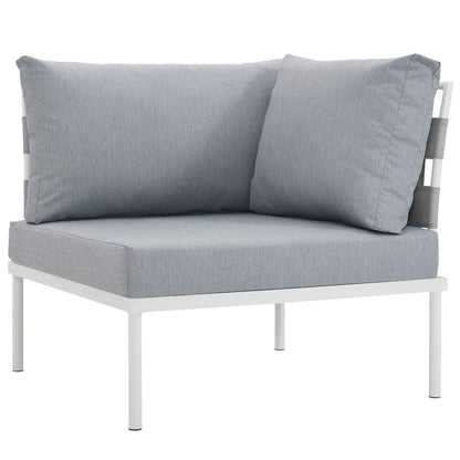 Harmony Outdoor Patio Aluminum Corner Sofa by Modway