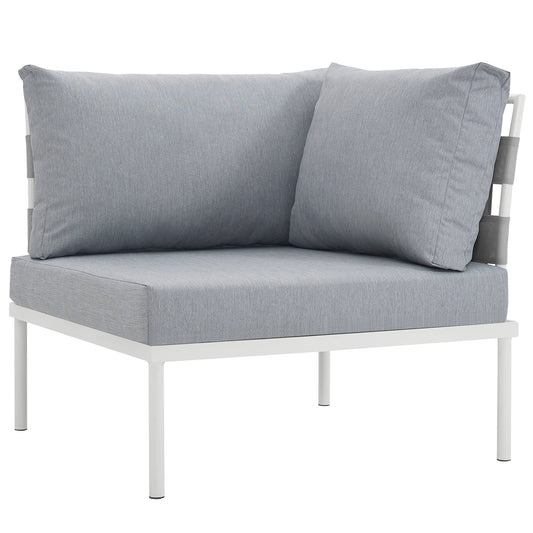 Harmony Outdoor Patio Aluminum Corner Sofa by Modway