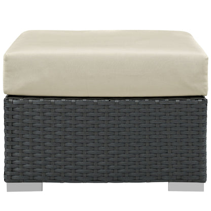 Sojourn Outdoor Patio Sunbrella¨ Ottoman by Modway