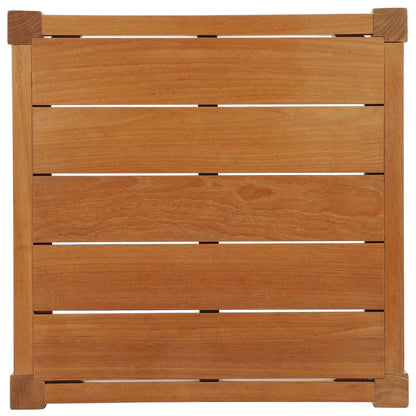 Northlake Outdoor Patio Premium Grade A Teak Wood Side Table by Modway