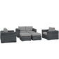 Summon 5 Piece Outdoor Patio Sunbrella¨ Sectional Set by Modway