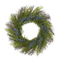 21"  Cedar with Blue Berries Artificial Wreath