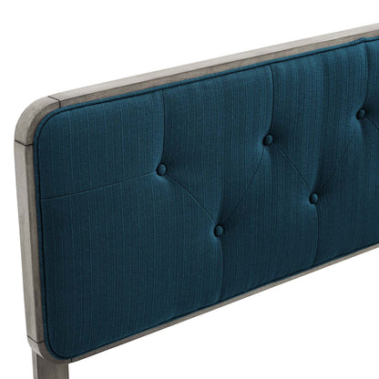 Collins Tufted Fabric and Wood Twin Headboard by Modway