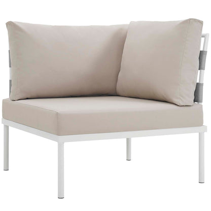 Harmony 5Piece Outdoor Patio Aluminum Sectional Sofa Set by Modway