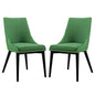 Viscount Fabric Dining Side Chair Set of 2 by Modway