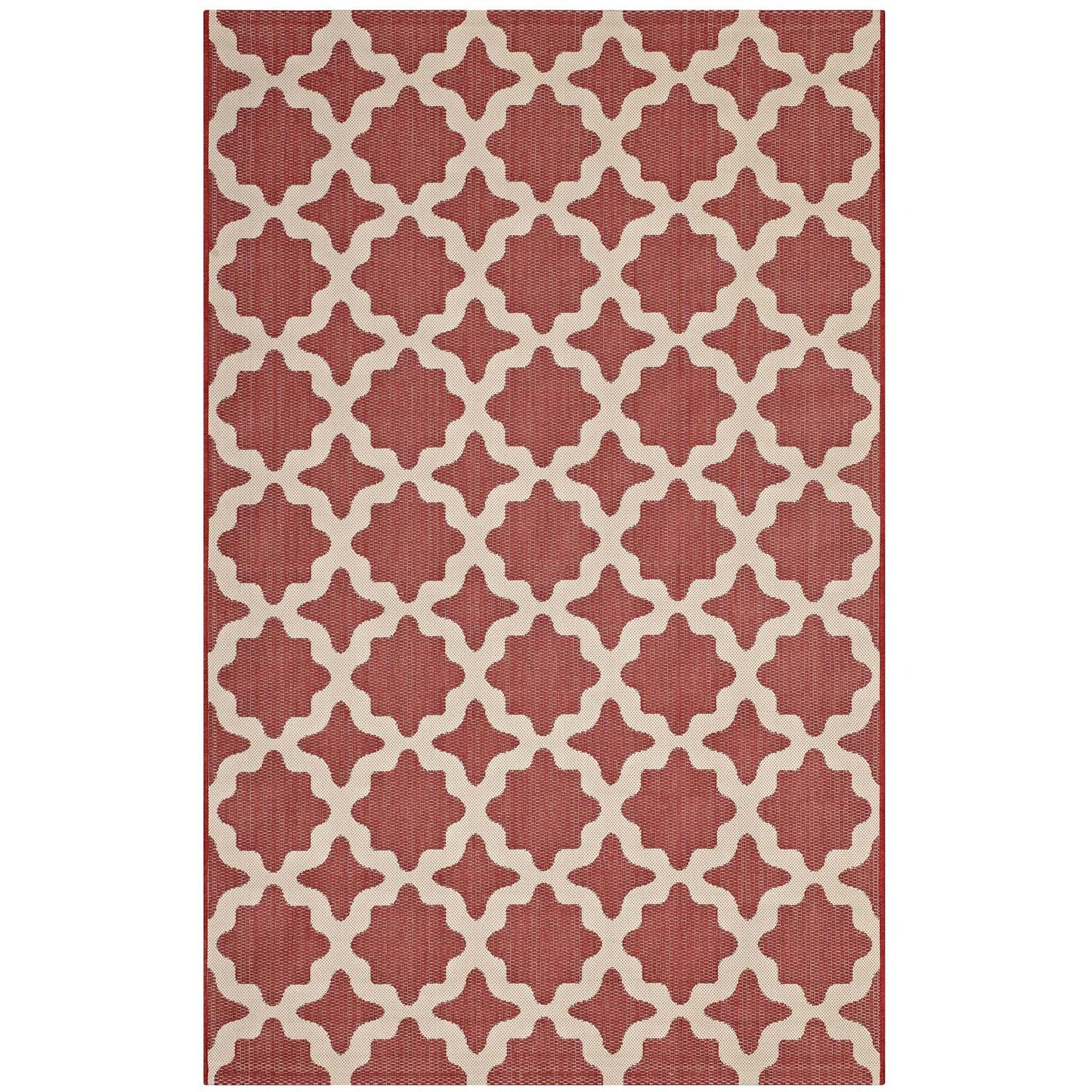 Cerelia Moroccan Trellis Indoor and Outdoor 8x10 Area Rug by Modway