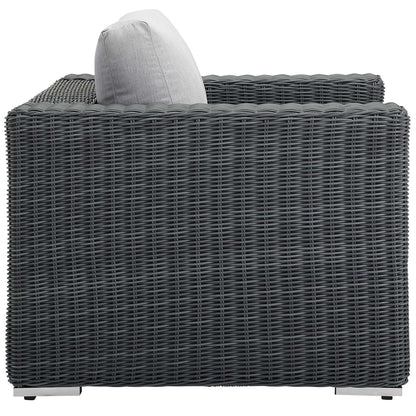 Summon Outdoor Patio Fabric Sunbrella¨ Armchair by Modway