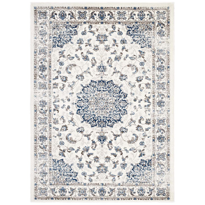 Lilja Distressed Vintage Medallion 5x8 Area Rug by Modway