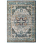 Tribute Diantha Distressed Vintage Floral Vintage Medallion 5x8 Area Rug by Modway