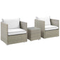 Repose 3 Piece Outdoor Patio Sectional Set by Modway