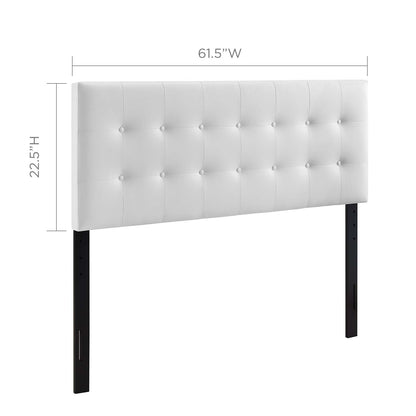 Emily Upholstered Vinyl Queen Headboard by Modway