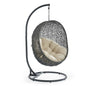 Hide Outdoor Patio Sunbrella¨ Swing Chair With Stand by Modway