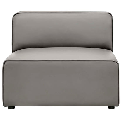 Mingle Vegan Leather Armless Chair by Modway