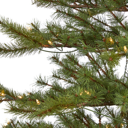 7' Vancouver Mountain Pine Artificial Christmas Tree with 450 Clear Lights