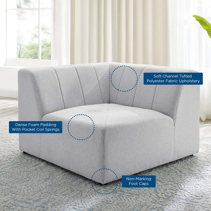 Bartlett Upholstered Fabric Corner Chair by Modway