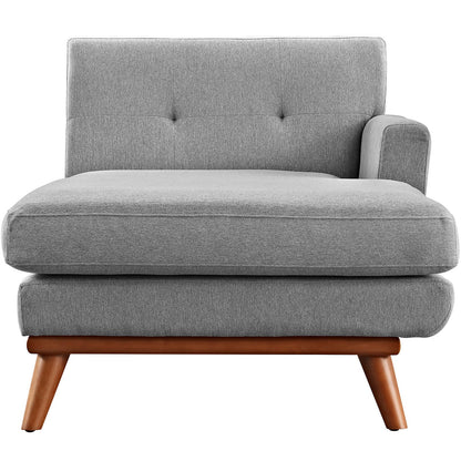 Engage Right-Facing Upholstered Fabric Chaise by Modway