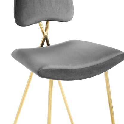 Ponder Performance Velvet Counter Stool by Modway