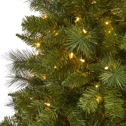 6' Mount Hood Spruce Artificial Christmas Tree w 300 Warm White Lights