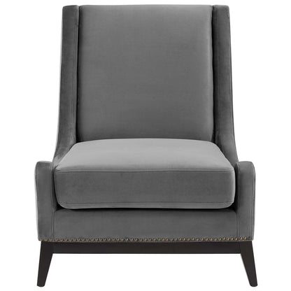 Confident Upholstered Performance Velvet Lounge Chair Set of 2 by Modway