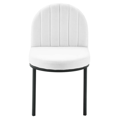 Isla Channel Tufted Upholstered Fabric Dining Side Chair by Modway