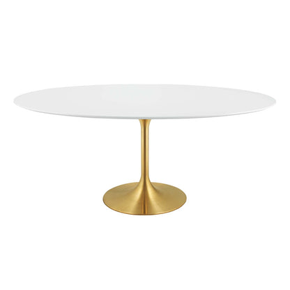 Lippa 78" Oval Wood Dining Table by Modway