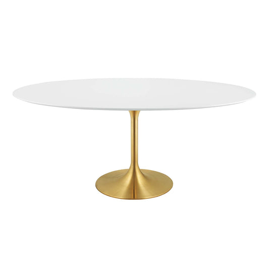 Lippa 78" Oval Wood Dining Table by Modway