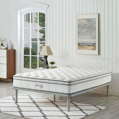 Jenna 10" Innerspring and Foam King Mattress by Modway