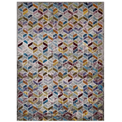 Laleh Geometric Mosaic 4x6 Area Rug by Modway