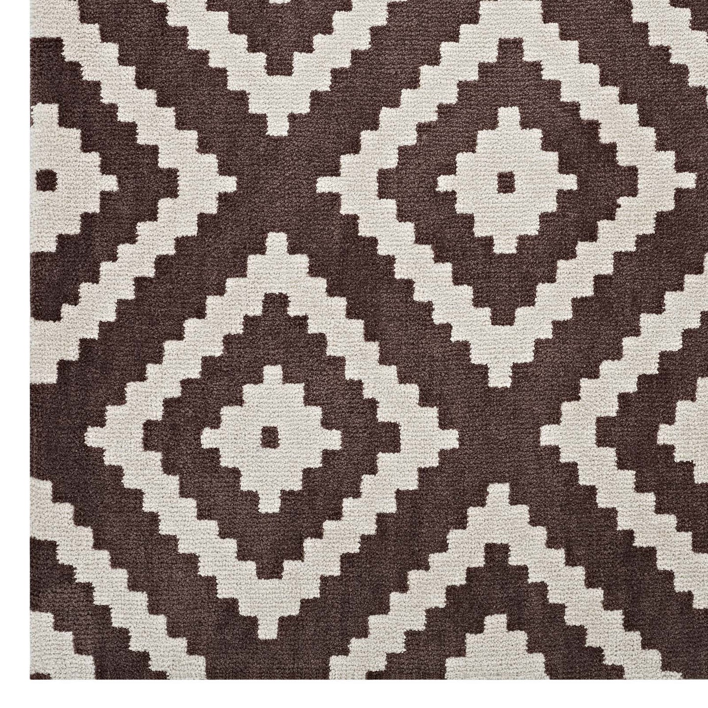 Alika Abstract Diamond Trellis 5x8 Area Rug by Modway