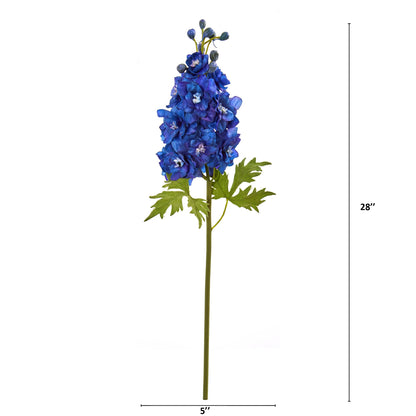 28" Delphinium Artificial Flower (Set of 4)